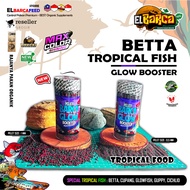Elbarcafeed Pellets BETTA FISH Glow Booster special food for small ornamental FISH betta betta betta