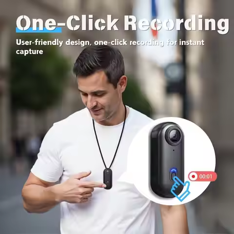 4K Mini Thumb Camera 1080P WiFi Wearable Bodycam HD Wireless Magnetic Minicamera Action POV Cam Vlog
