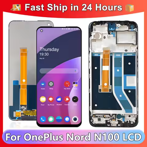 For OnePlus Nord N100 6.52''OEM For 1+N100 BE2013 BE2015 BE2011 BE2012 LCD Display Touch Screen Digi