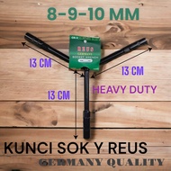 KUNCI SOK Y REUS 8-9-10MM GERMANY QUALITY HITAM HD 7410