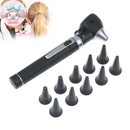 Flym Otoscope - Ear Scope With Light, Ear Infection Detector, Ear Cheer Kit With 3X Magnifier Lens E