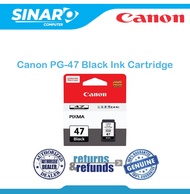 Canon PG-47 Ink Cartridge ( E400 / E410 / E460 / E470 / E480 / E3170 ) *READY STOCK*