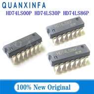10PCS HD74LS00P HD74LS30P HD74LS86P DIP14 74LS00 74LS30 74LS86 New original in stock EDEF