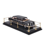 [限量] 1：64 車模 1966 Mercedes-Benz 600 Pullman 開篷 老爺車 展覽特別版 合金汽車模型