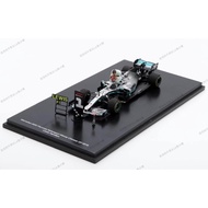 [Ready Stock] F1 Racing Car Model 1: 43 SPARK Mercedes-Benz W10 Hamilton China Station Champion Spec