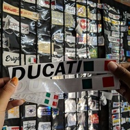 Ducati FLAG sticker, Italian Italian Italian ducati logo sticker