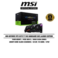 MSI GeForce RTX 5070 Ti 16G Vanguard SOC Launch Edition Graphics Card (16GB GDDR7 | Boost Clock 2588