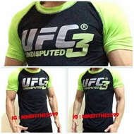 Ufc3 Fitness Gym Shirt Combination Black Green Highlighter P04