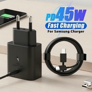 45W USB-C PD wall adapter for Samsung Galaxy S25/S24/S23/S22 Ultra & Note 10+ 5G fast charging Penge