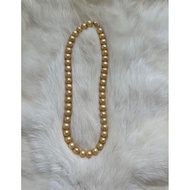 🇸🇬Genuine 18K(au750) gold with gold fresh water pearl necklace