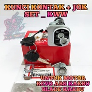Kunci Kontak Plus Kunci Jok Revo 110 Absolute 2009 2010 New Blade 110 Karbu ORIGINAL ASLI BERKUALITA