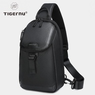 Tigernu Men's Waterproof Oxford  Sling Bag Waist Pouch Anti-wrinkle Chest Bags Fit 9.7 inch Shoulder Bags Fashion  Elite Series T-S8179
