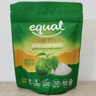 PACKAGE / EQUAL (GREEN package 200gr) LA Han QUA DIET Sugar Monk Fruit Luo Han Guo Ultimate Sugar Re