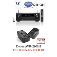 Denon AVR-X2800 with free D300 3D, 1 Year Local Singapore Warranty 9.2 channel 8K UHD AV receiver