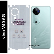 TG Hans- Hydrogel BACK Rear + SIDE Until SIDE VIVO V50 Lite V40 V40Pro 5G V29 V29e 3D Protector Hydr