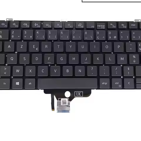 Laptop Backlit US German French AZERTY Keyboard For Dell Latitude 7310 01VJ7V 04RNPF 4V466 04V466 Ba