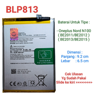 Baterai oneplus nord n100 BLP813 batre original batrai