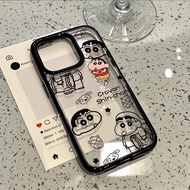 Casing iPhone 11 12 13 14 15 16 17 Pro Max Love Crayon Xiaoxin Case For iPhone 13PM,16PM,15PM,14PM,1