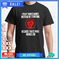 I Play Games Independent Of Studying T-Shirt - Because That's what Her Premium T-Shirt