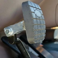 Clutch Pedal Extender Gas Foot Pedal Extension for Peterbilt 379 389 378 386 Truck Accessories (Silv