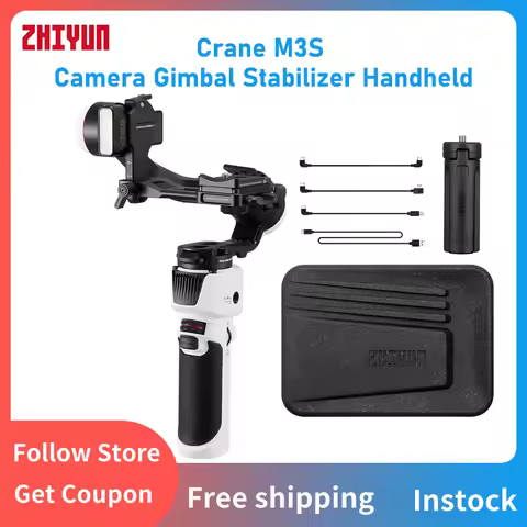 ZHIYUN Crane M3S Camera Gimbal Stabilizer Handheld Quick Release for Mirrorless Cameras Sony A7S3 Ca