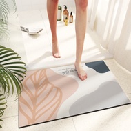 Diatomaceous Earth Soft Floor Mat Bathroom Floor Mat Absorbent Floor Mat Anti-slip Floor Mat Toilet 