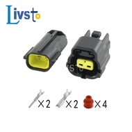 1 set 2 Pin Car Waterproof Connectors 174354-2 174352-2 Intake Air Temp IAT Sensor Harness Socket So