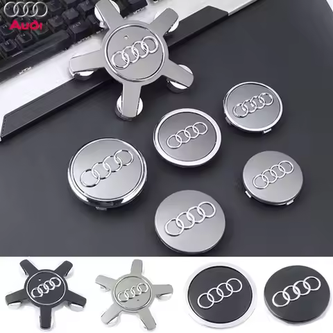 Car Wheel Hub Center Caps 60mm 61mm 68mm 69mm Rim Cover Accessorie For Audi C7 C6 C5 B5 B6 B7 B8 B9 