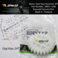 KAWASAKI Gear Spur Genuine Part for Ninja 2-Stroke 24T Super Kips Gear Original 59051-1208