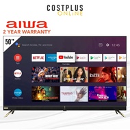 Aiwa 4K UHD Android Smart TV 50" AW-50ULEDX10AF Netflix Youtube Smart TV 50 inch LED New 10 Series