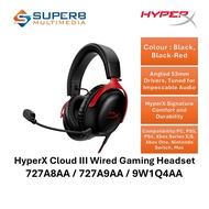 HyperX Cloud III Wired Gaming Headset ( 727A8AA / 727A9AA / 9W1Q4AA )