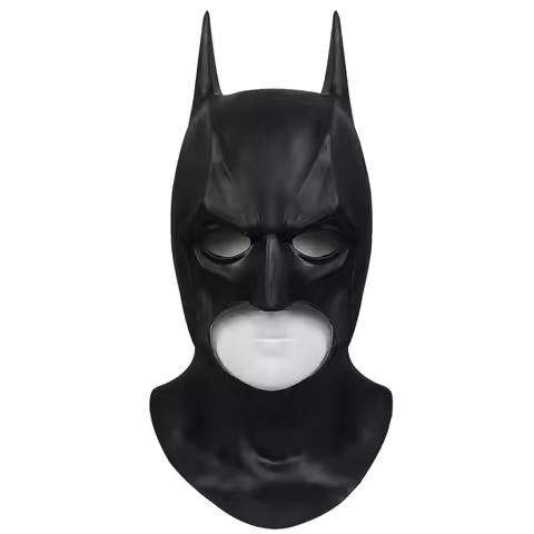 Halloween Superhero Bruce Wayne Masks Batman Cosplay Mask Costume Full Head Latex Headgear Halloween