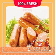 [Kim Guan] Madubee Jumbo Cheese Chicken Sausage Sosej Ayam 6pcs 特大芝士鸡肉香肠【HALAL】Frozen food for Break