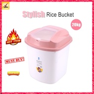 10kg Household Rice Storage Container Box Kitchen Storage Bekas Beras Bekas Simpan Beras