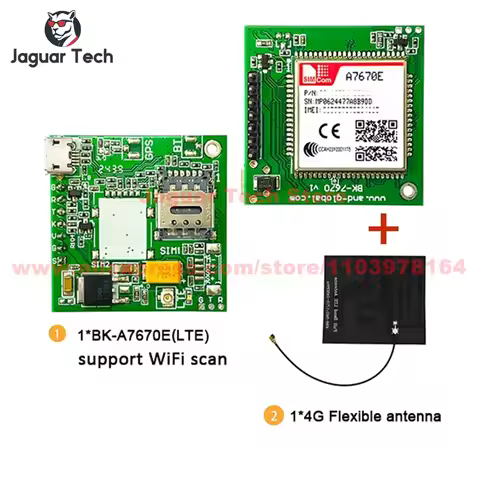 SIMCOM A7670E 4G LTE Cat 1 GSM GPRS module Board Multi Band Single Sim Card Slot Development Core Bo