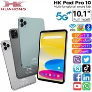 [32GB Free keyboard ,mouse,cover ]2025 Android HK Pad Pro10 Tablet computer 5G SIM Card Slot + WiFi 