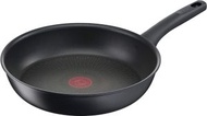 T-fal “IH Hard Titanium Unlimited Frying Pan” 28cm，適用於電磁爐和燃氣爐，不含PFOA和其他有害物質，持久不粘，黑色，G26506