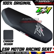 100% ORIGINAL ESR MOTOR RACING CARBON SEAT CURVED FLAT ESR LOGO Y15ZR Y15 Y16ZR Y16 LC135 LCV1 LC V2
