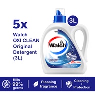 5x Walch Oxi Laundry Detergent Liquid 3L Oxygen Clean Stain Removal