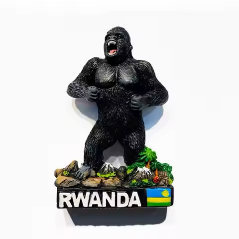Republic of Rwanda Fridge Magnets Volcanoes National Park Travel Souvenirs Kigali Fridge Stickers Ho