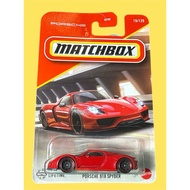 [ 🔥 FREE PROTECTOR 🔥 ] MATCHBOX PORSCHE 918 SPYDER MATTEL