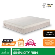 King Koil Simplicity FIRM Mattress, KINGKOIL Simplicity Flax Linen Mattress Collection, Available Sizes (Queen, King)