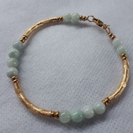 10k Authentic jade bangle