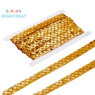 1set 5M Plastic Paillette Beads Sequins Beads Ornament Accessories 3 Rows Paillette Roll Flat Round 