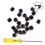 Screw Jarum 1.5mm Halus Mesin Jahit Tepi Industri