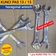 13 15 WRENCH - 13 & 15 WRENCH - 2 IN 1 REVERSE WRENCH - HEX BOLT WRENCH