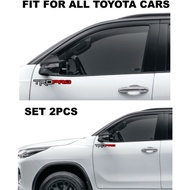 TRD Pro Sticker for Toyota Cars Innova/Fortuner/Vios/Rush/Wigo/Hilux etc