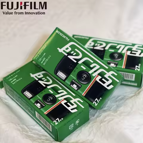 In Stock 27 Exposures Fujifilm SIMPLE ACE ISO 400 35mm Power Flash Photo Single Use OneTime Use Quic