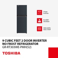 Toshiba 9 Cubic Feet 2 Door Inverter No Frost Refrigerator