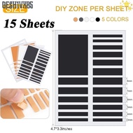 GESH1VX65 15 Sheets Ring Size Adjuster, 0.7mm Thickness Silicone Ring Size Reducer,  3-10mm Width EV